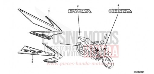 MARKE/STREIFEN (CRF50F8/9/A) CRF50FA de 2010